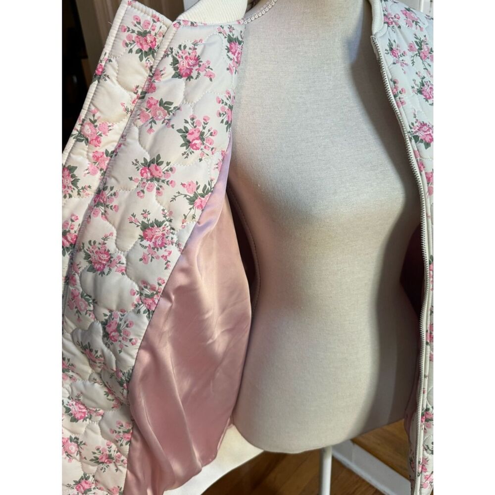 MABLE MALLORY OVERSIZED
BOMBER JACKET Floral M NWOT - Picture 6 of 6